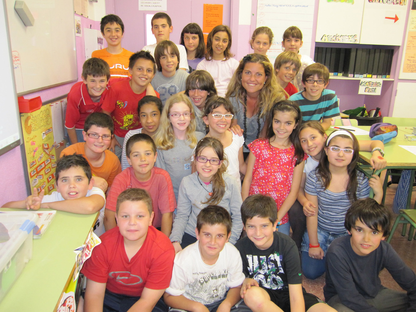 Alumnes escola Catalunya